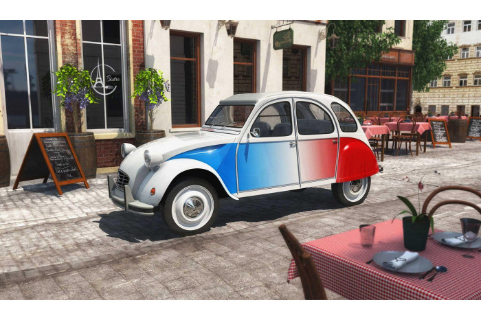 Plastic ModelKit auto 07653 - Citroen 2 CV "Cocorico" (1:24)