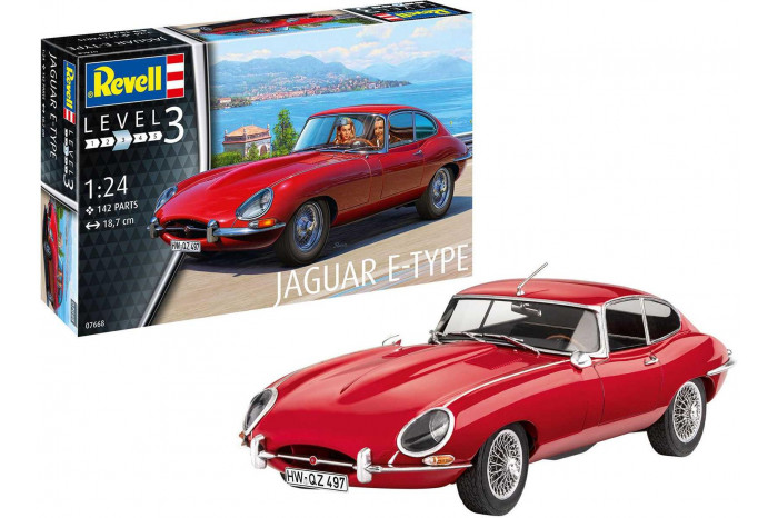 Plastic ModelKit auto 07668 - Jaguar E-Type (Coupé) (1:24)