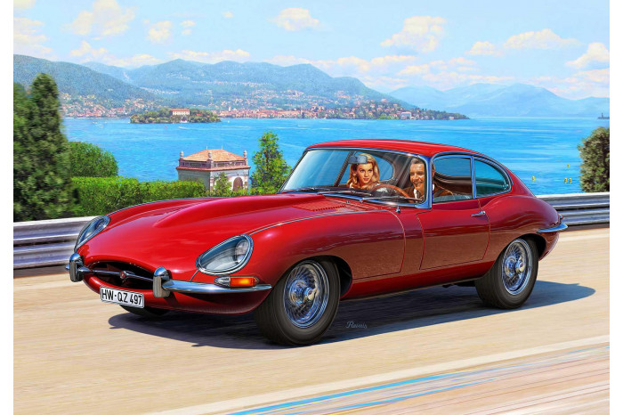 Plastic ModelKit auto 07668 - Jaguar E-Type (Coupé) (1:24)