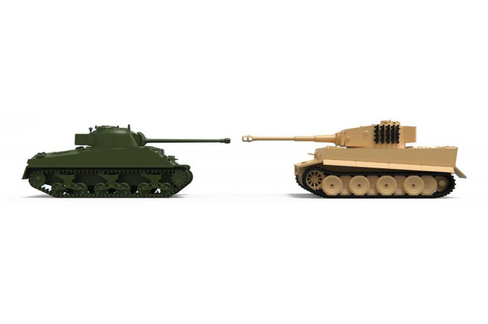 Gift Set tanky A50186 - Classic Conflict Tiger 1 vs Sherman Firefly (1:72)