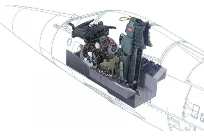 Model Kit kokpit 2991 - F-104 G STARFIGHTER COCKPIT (1:12)