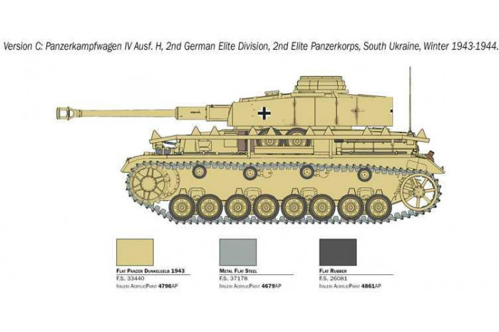 Model Kit tank 6578 - Pz. Kpfw. IV Ausf. H (1:35)