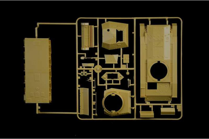 Model Kit military 6579 - Crusader Mk. II with 8th Army Infantry (1:35)