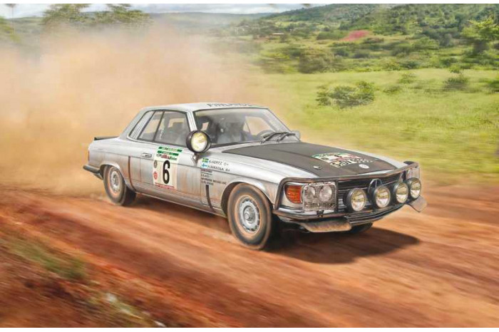 Model Kit auto 3632 - Mercedes-Benz 450SLC Rallye Bandama 1979 (1:24)
