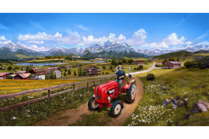 EasyClick traktor 07823 - Porsche Junior 108 (Farming Simulator Edition) (1:24)