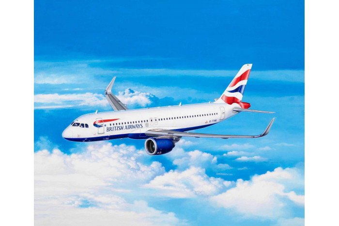Plastic ModelKit letadlo 03840 - Airbus A320 neo British Airways (1:144)