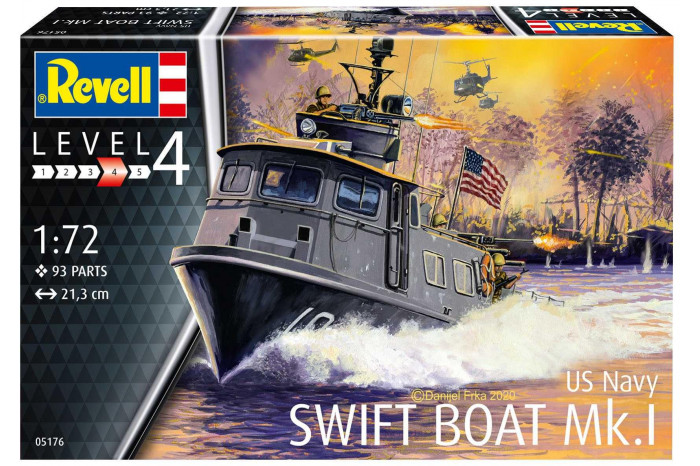 Plastic ModelKit loď 05176 - US Navy SWIFT BOAT Mk.I (1:72)