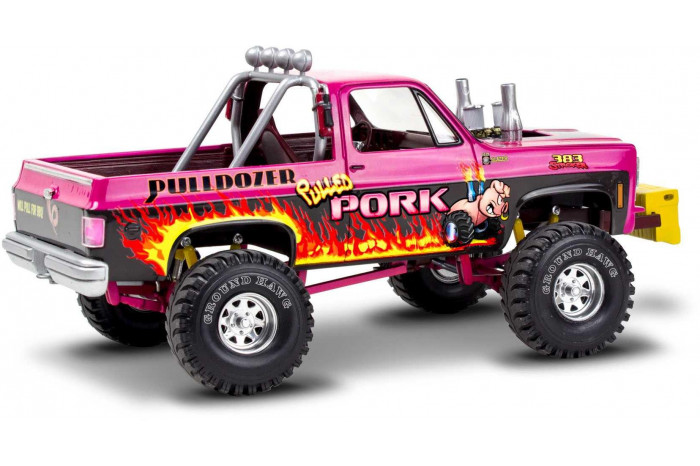 Plastic ModelKit MONOGRAM auto 4532 - 1978 Chevy Blazer Pulldozer (1:24)