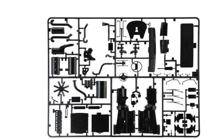 Model Kit truck 3957 - Volvo F-12 Intercooler (Low Roof) with accessories (1:24)