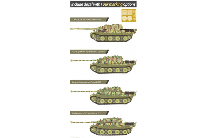 Model Kit tank 13539 - German Sd.kfz.173 Jagdpanther Ausf.G1 (1:35)