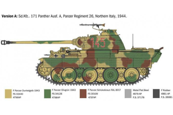 Model Kit tank 0270 - Sd.Kfz. 171 Panther Ausf A (1:35)
