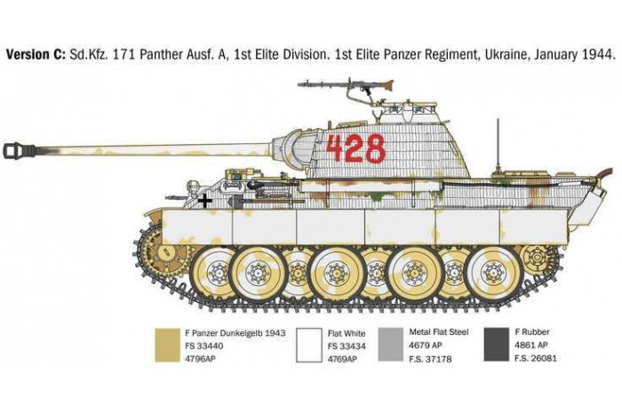 Model Kit tank 0270 - Sd.Kfz. 171 Panther Ausf A (1:35)