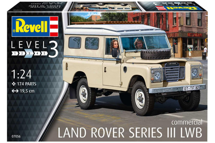 Plastic ModelKit auto 07056 - Land Rover Series III LWB (commercial) (1:24)