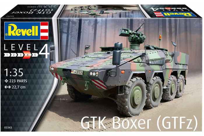 Plastic ModelKit military 03343 - GTK Boxer GTFz (1:35)