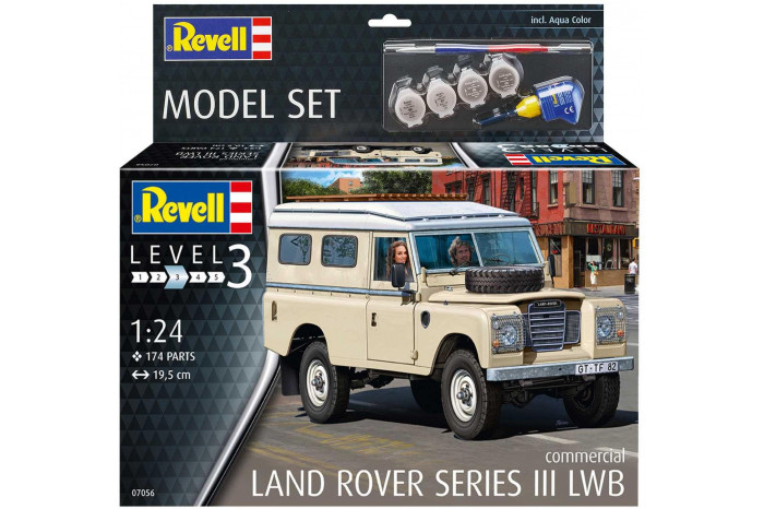 ModelSet auto 67056 - Land Rover Series III LWB (commercial) (1:24)