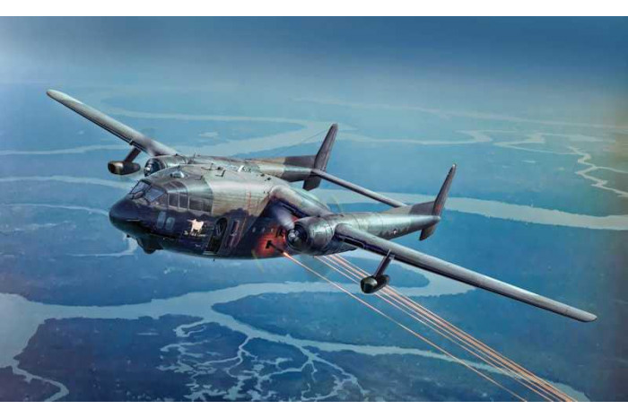 Model Kit letadlo 1468 - C-119K Stinger (1:72)