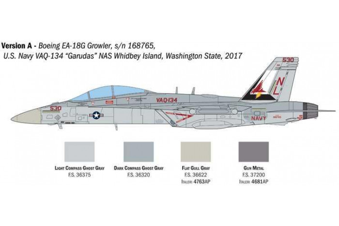 Model Kit letadlo 2824 - EA-18G Growler. (1:48)
