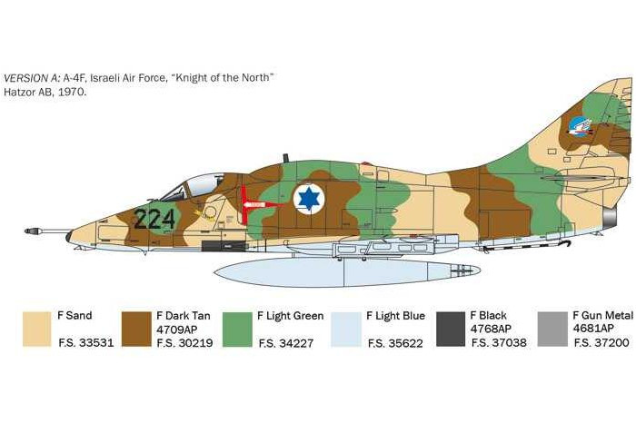 Model Kit letadlo 2826 - A-4 E/F/G Skyhawk (1:48)