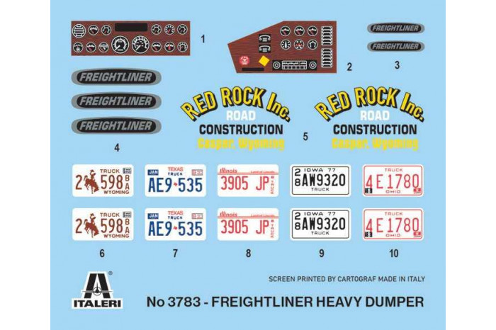Model Kit truck 3783 - Freightliner Heavy Dumper Truck (1:24)