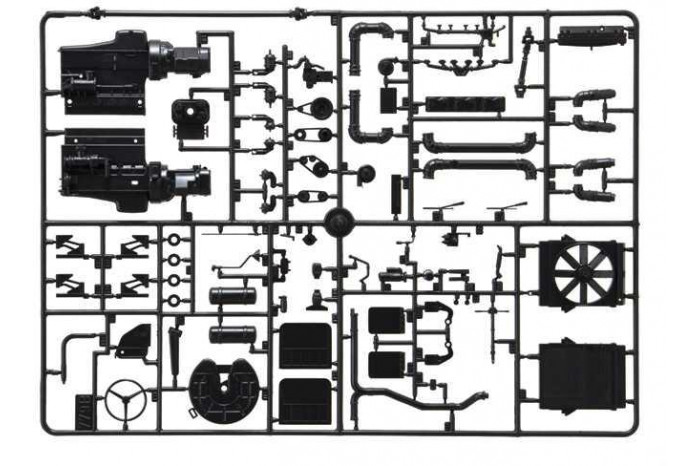 Model Kit truck 3783 - Freightliner Heavy Dumper Truck (1:24)