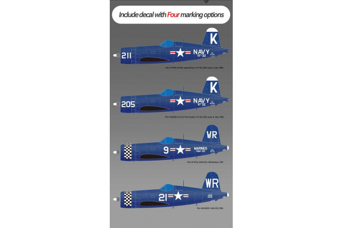 Model Kit letadlo 12353 - F4U-4  "Battle of Jangjin Reservoir" (1:48)