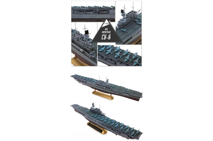 Model Kit loď 14409 - USS Enterprise CV-6 "Batte of Midway" (1:700)