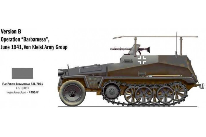 Model Kit military 7034 - Sd. Kfz. 250/3 (1:72)