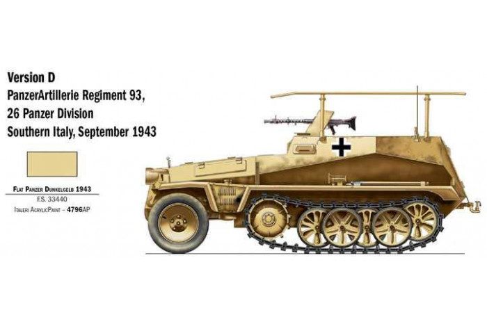 Model Kit military 7034 - Sd. Kfz. 250/3 (1:72)