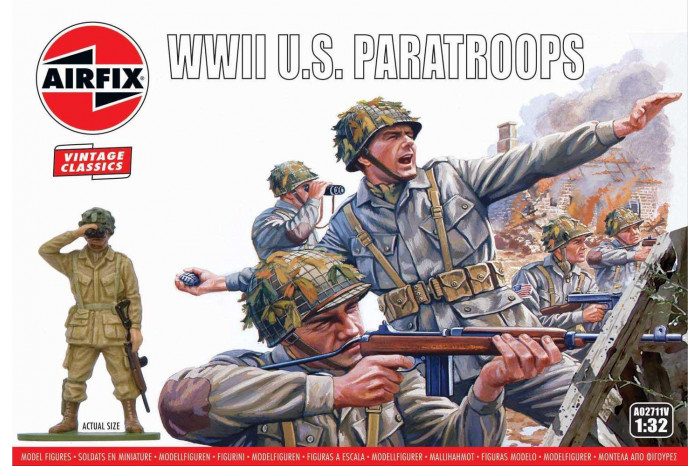 Classic Kit VINTAGE figurky A02711V - WWII U.S. Paratroops (1:32)
