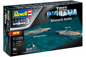Gift-Set lodě 05668 - Bismarck Battle (1:1200)