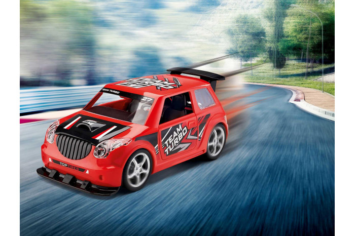 First Construction auto 00910 - Pull Back Rallye Car (červené) (1:20)
