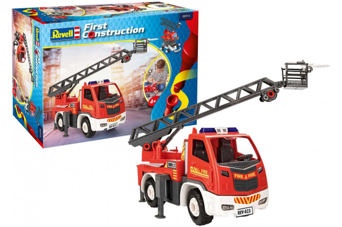 First Construction truck 00914 - Ladder Fire Truck (1:20)
