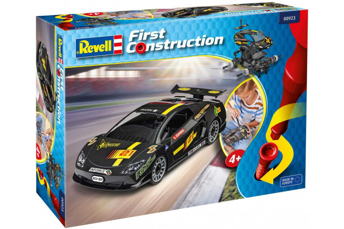 First Construction auto 00923 - Racing Car (černé) (1:20)