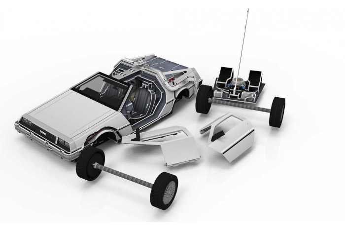 3D Puzzle REVELL 00221 - DeLorean "Back to the Future"