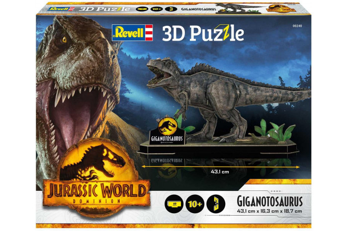 3D Puzzle REVELL 00240 - Jurassic World - Giganotosaurus