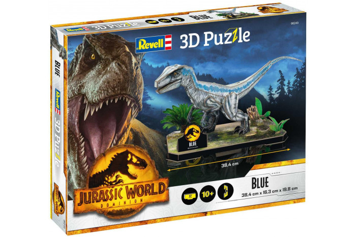 3D Puzzle REVELL 00243 - Jurassic World - Blue
