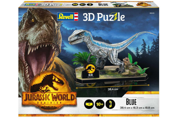 3D Puzzle REVELL 00243 - Jurassic World - Blue