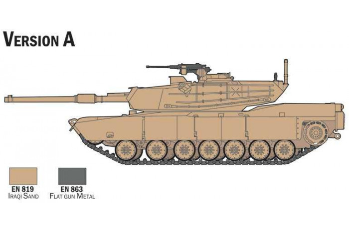 Model Set tank 72004 - M1 Abrams (1:72)