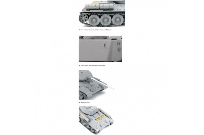 T-34/85 Composite Turret / with 5 resin Figures (1:35) - 027