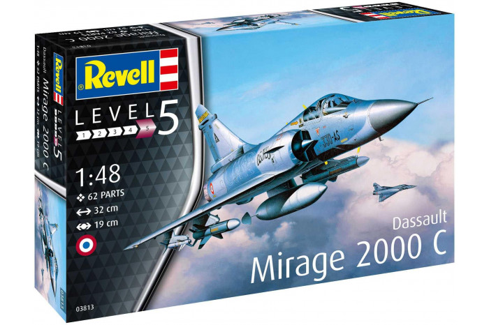 Plastic ModelKit letadlo 03813 - Dassault Mirage 2000C (1:48)