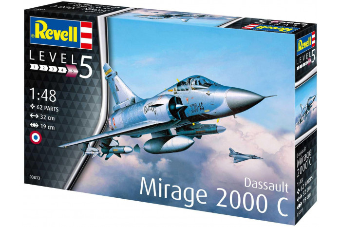Plastic ModelKit letadlo 03813 - Dassault Mirage 2000C (1:48)