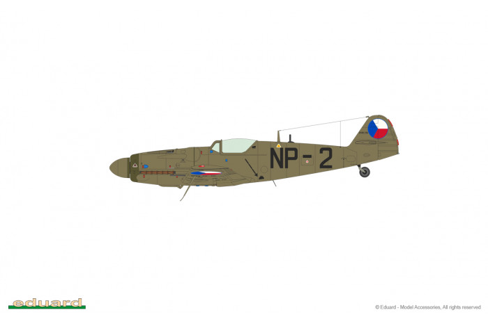 S-199 s vypouklým překrytem kokpitu (1:72) - 7471