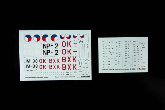 S-199 s vypouklým překrytem kokpitu (1:72) - 7471