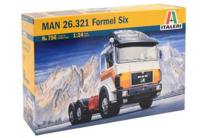 Model Kit truck 0756 - MAN 26.321 FORMEL SIX (1:24)