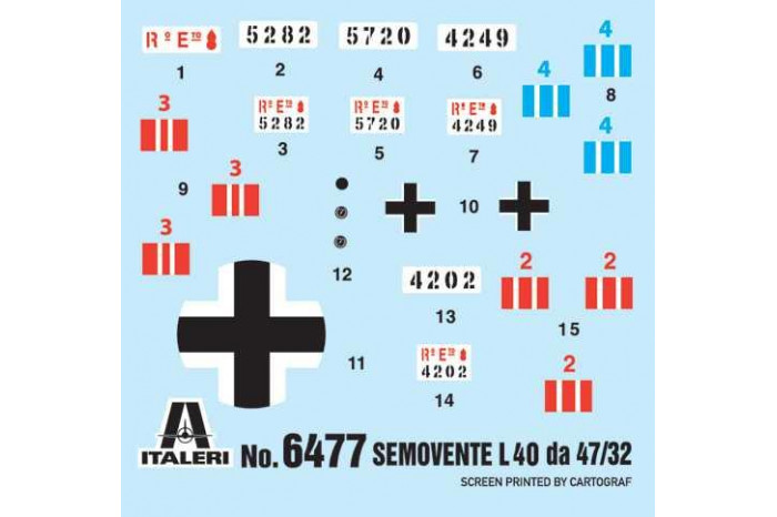 Model Kit military 6477 - Semovente L40 da 47/32 (1:35)