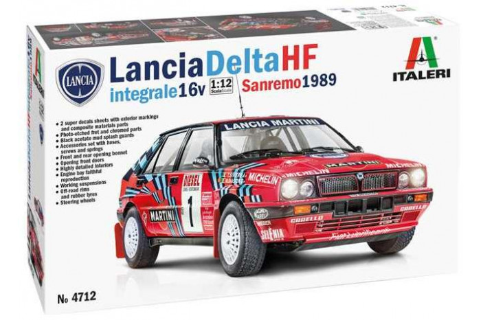Model Kit auto 4712 - Lancia Delta HF Integrale Sanremo 1989 (1:12)