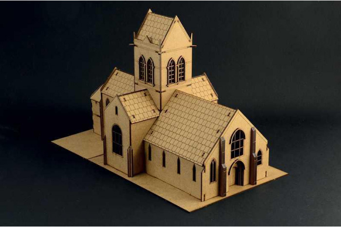 Model Kit diorama 6199 - Battle of Normandy: Saint-Mere-Église 6 June 1944 (1:72)