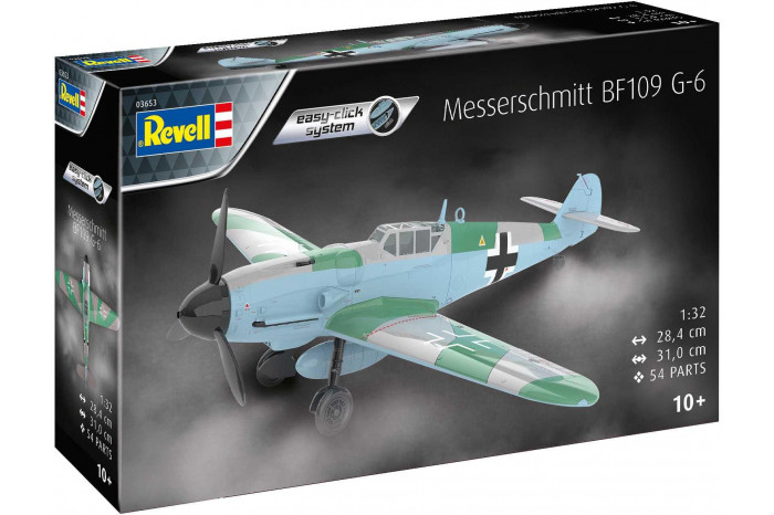 EasyClick ModelSet letadlo 63653 - Messerschmitt Bf109G-6 (1:48)