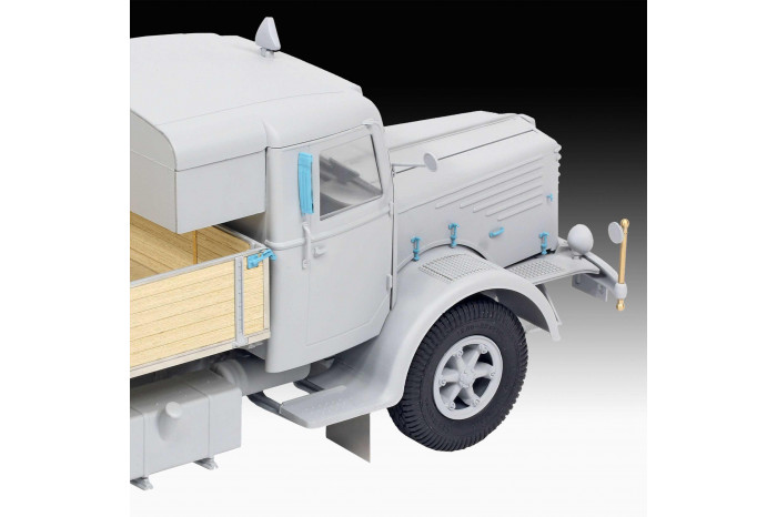 Gift-Set auto 07580 - Büssing 8000 S 13 with Trailer "Platinum Edition" (1:24)