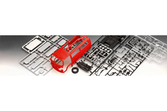 Plastic ModelKit TECHNIK auto 00459 - Volkswagen T2 (Easy-Click System) (1:24)